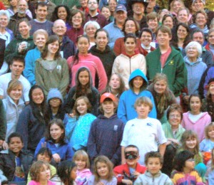 The First Church family gathers at Camp Cazadero
